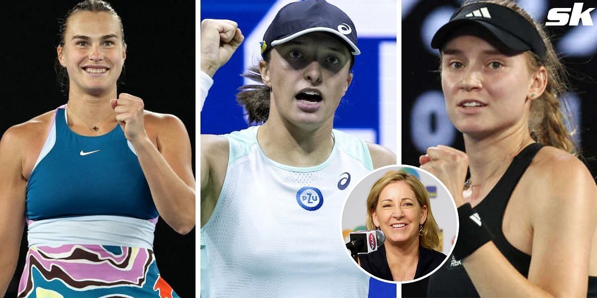 Chris Evert comments on the big three of women