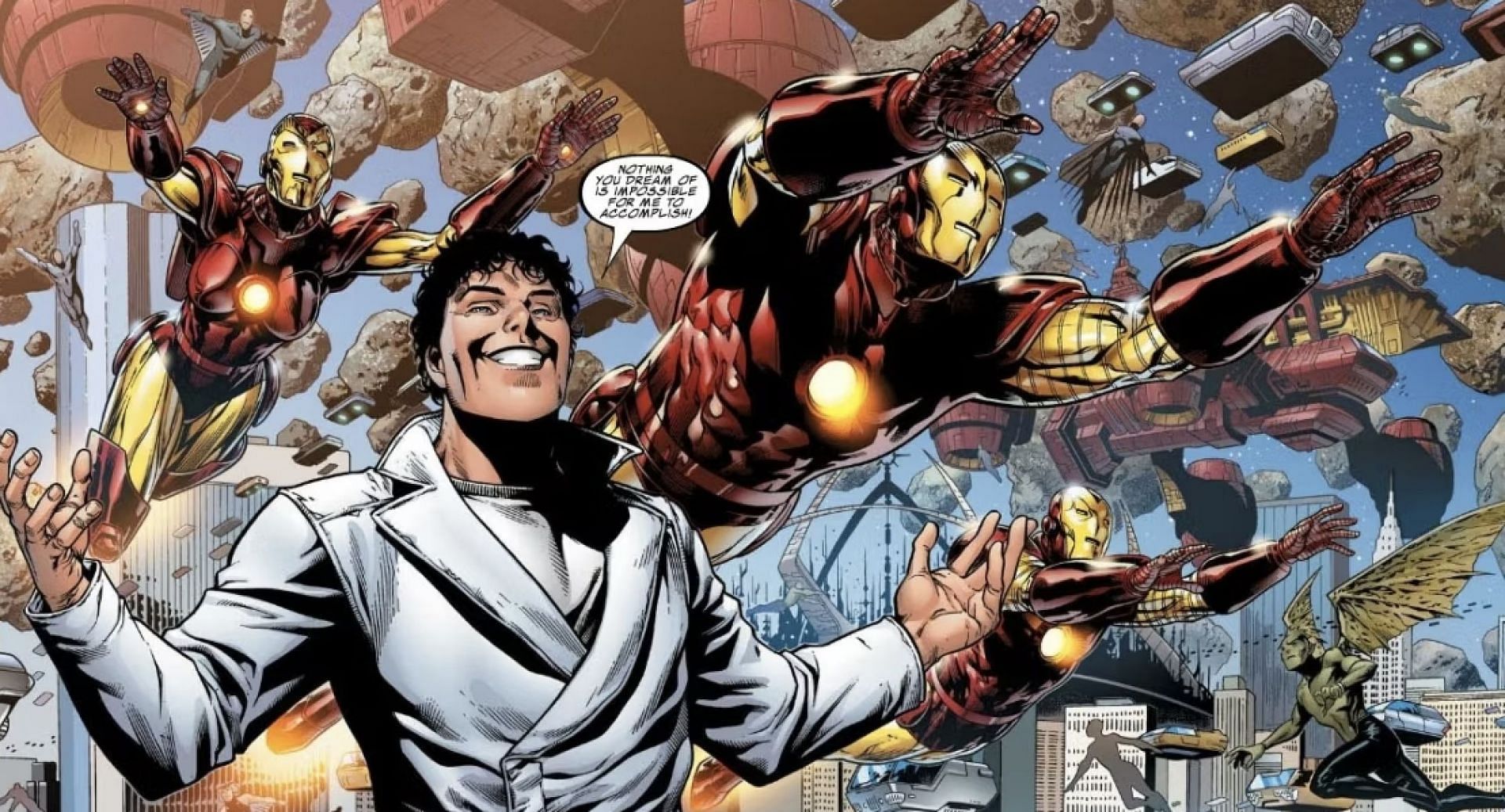 Heroes and villains are transported to Battleworld by the Beyonder in Marvel&#039;s Secret Wars (Image via Marvel Comics)
