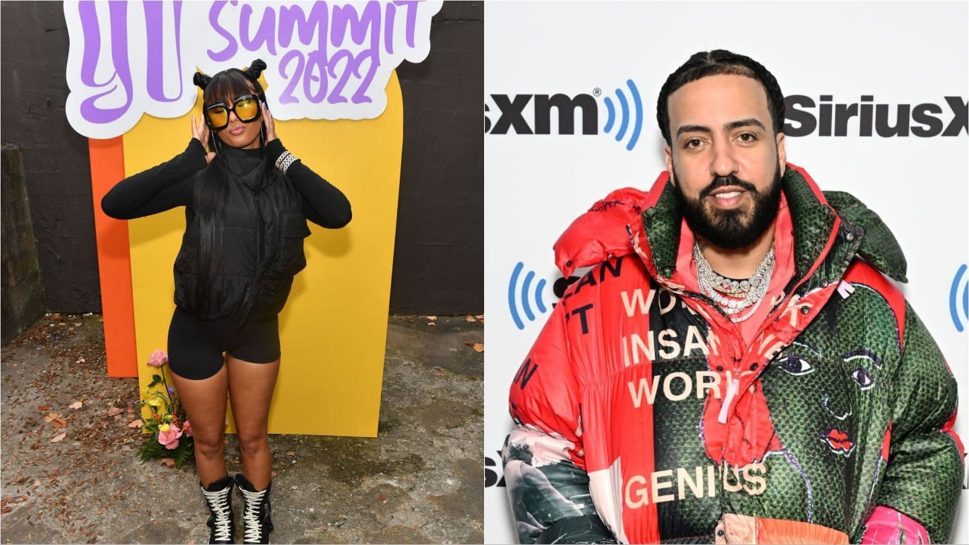 Rubi Rose and French Montana were spotted together in a viral video (Images via Paras Griffin and Slaven Vlasic/Getty Images)