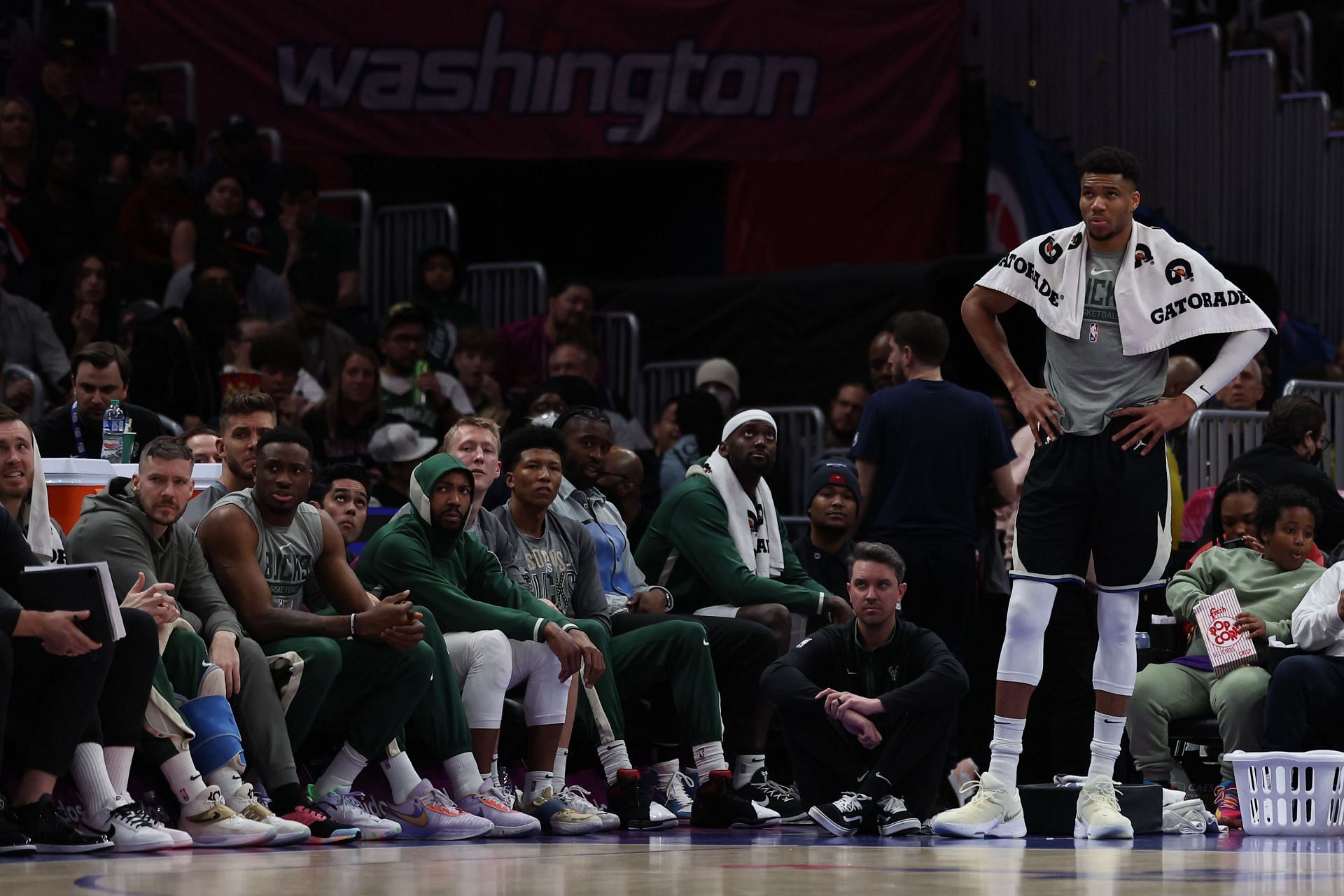 Milwaukee Bucks v Washington Wizards