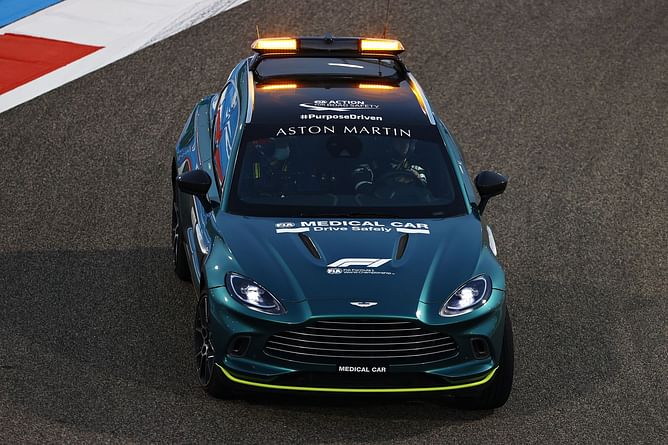 Aston Martin announces world's fastest SUV as the medical car for 2023 F1 season