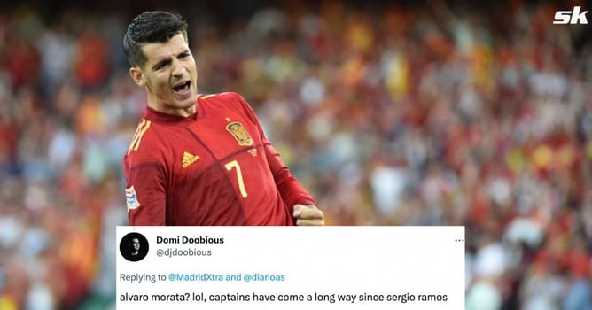 "What's this world coming to?", "Not a serious country" - Fans in shock as Spain reportedly choose Alvaro Morata as new captain
