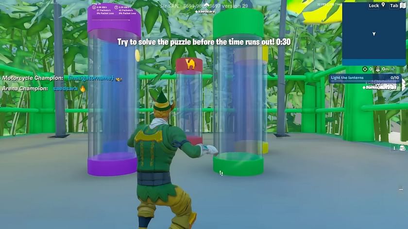How to Solve a Lantern Puzzle in Fortnite at Lantern Fest Tour