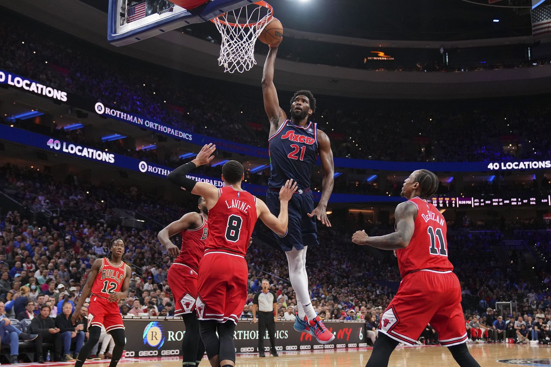 Chicago Bulls v Philadelphia 76ers