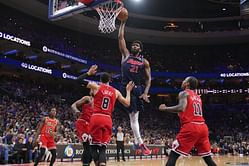 "Best player in our association" - NBA fans just can't get enough of Joel Embiid who drops in another monster game