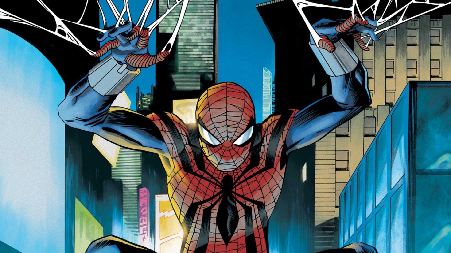 Spider-Man facing off against multiple clones of himself (Image via Marvel Comics)