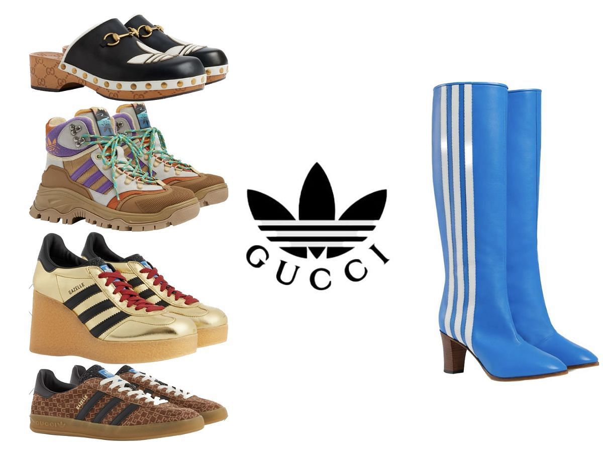 Gucci x Adidas collaborative footwear designs have thrilled the market over the years (Image via Sportskeeda)