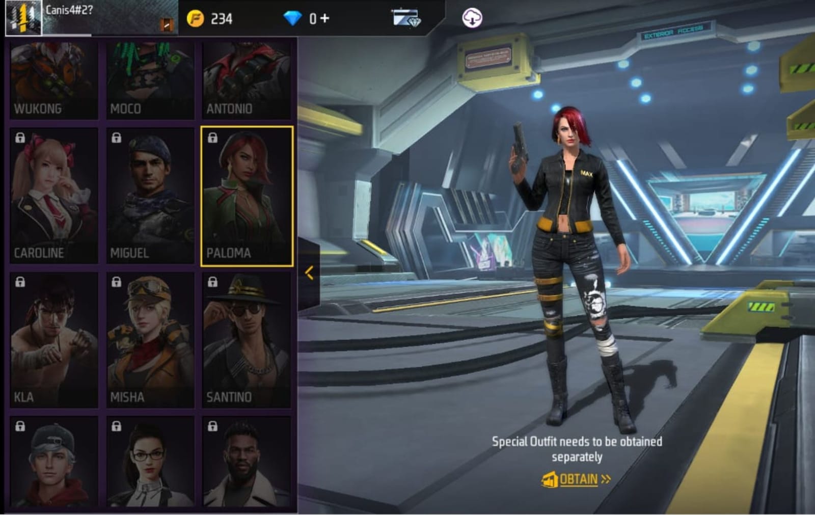 personaje free fire mujer