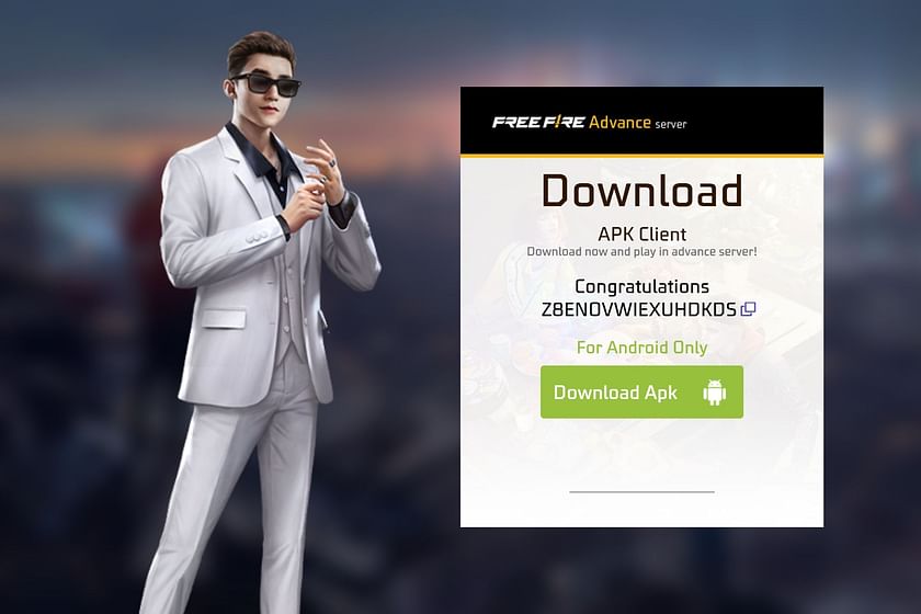 Free Fire Advanced Server APK para Android - Download