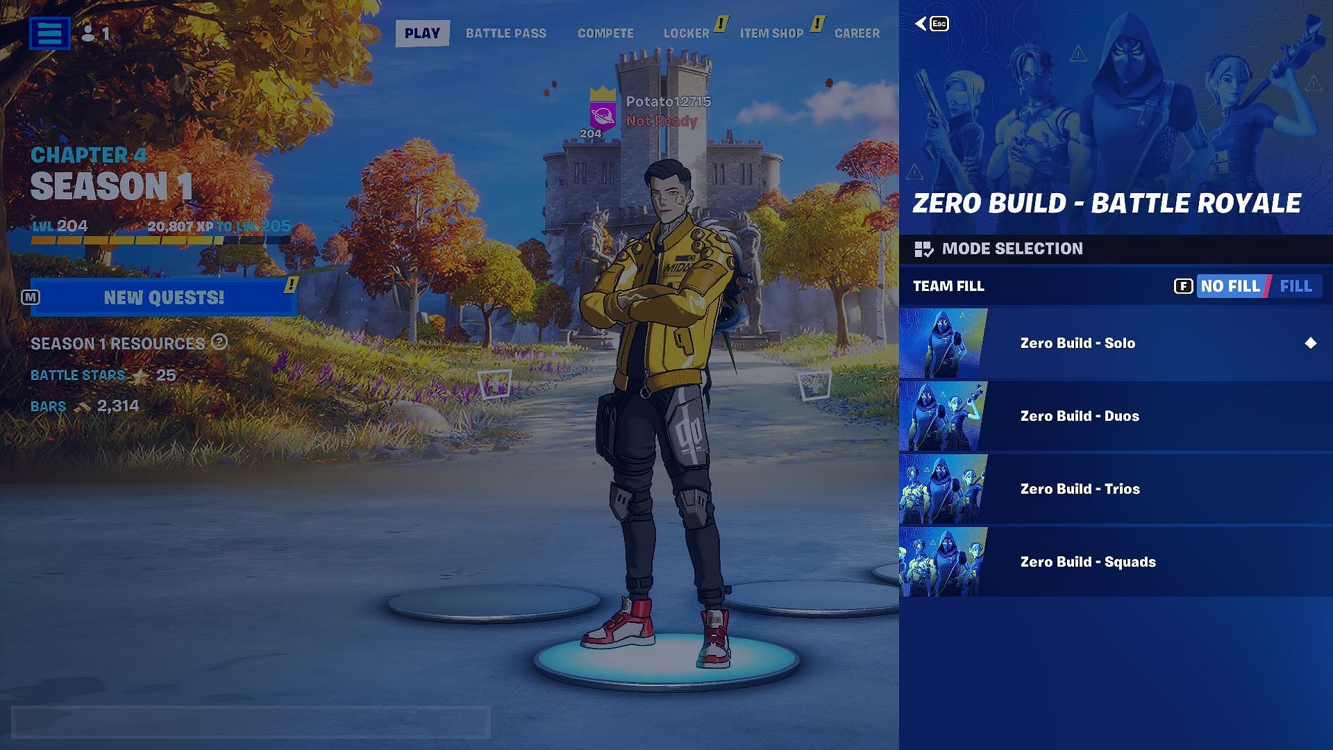 Adding more playlists to the game may not be a good idea (Image via Epic Games/Fortnite)