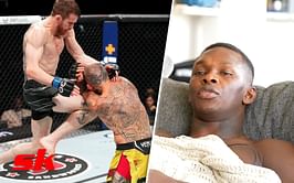 UFC San Antonio judging controversy: Watch Israel Adesanya react to Marlon Vera vs. Cory Sandhagen split decision
