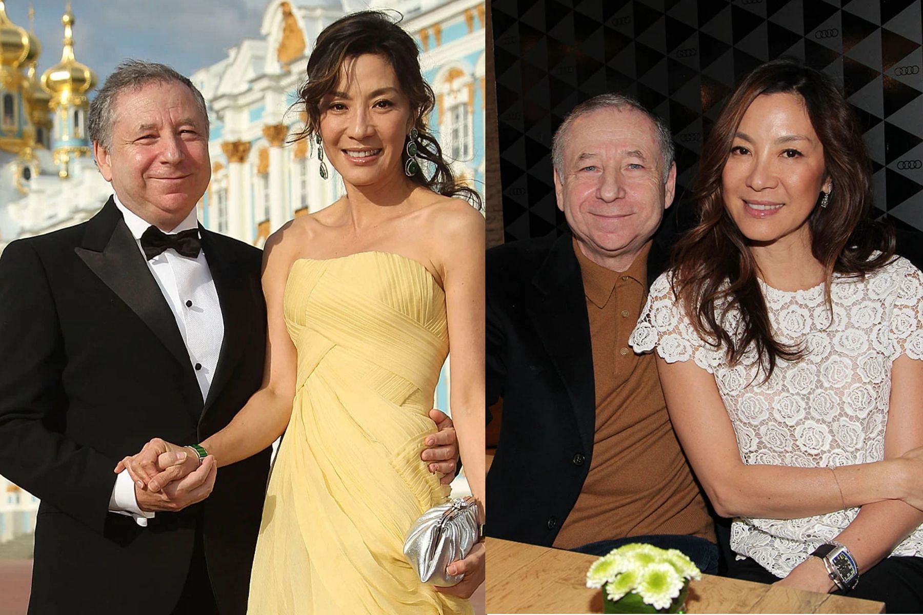 Michelle Yeoh with her partner Jean Todt (Image via Getty Images)