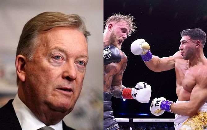 Frank Warren says Tommy Fury was "fortunate" to fight Jake Paul