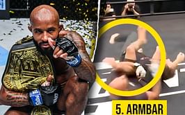 Demetrious Johnson does a step-by-step demonstration of infamous flying armbar