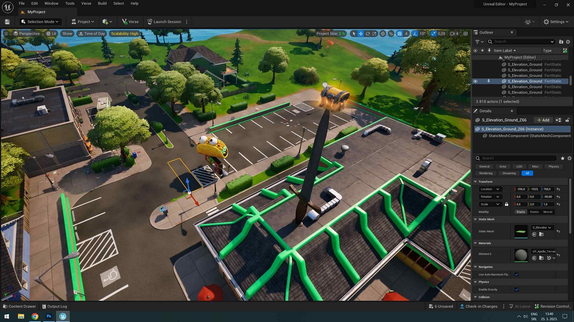 Fortnite Creative 2.0 offers numerous possibilities (Image via Epic Games)