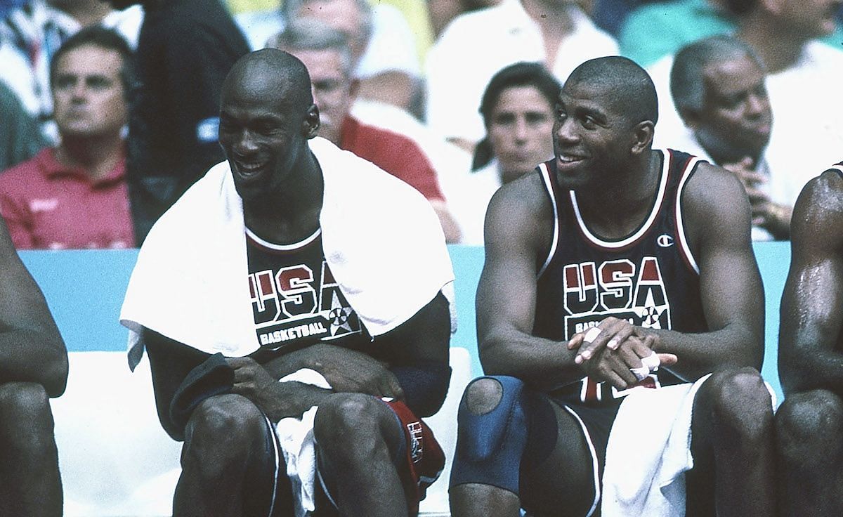 Michael Jordan and Magic Johnson (Photo: Sportscasting)