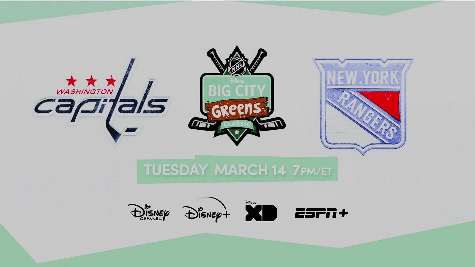 Big City Greens Classic between the Rangers and the Capitals