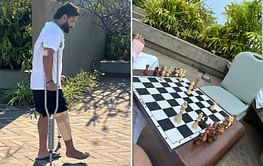 "Can anyone guess who's playing?" - Rishabh Pant unwinds with a game of chess