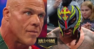 "I just don't think it's the right time" - Kurt Angle gets honest about Rey Mysterio's WWE Hall of Fame induction