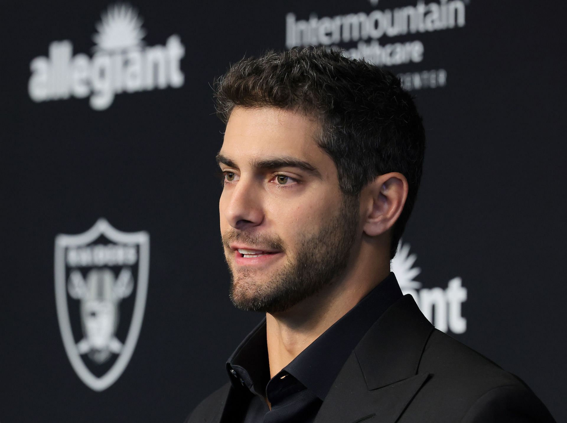 Las Vegas Raiders Introduce Jimmy Garoppolo