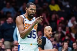 What were Kevin Durant’s stats in his debut game with Phoenix Suns?