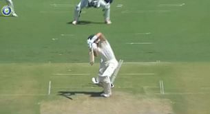 [Watch] Mohammed Shami strikes as Marnus Labuschagne hits back onto the stumps in IND vs AUS 4th Test