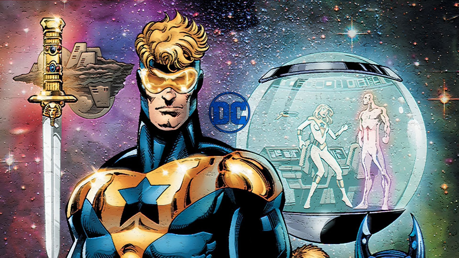 Booster Gold&#039;s personality makes him a great fit for DCEU. (Image Via Sportskeeda)