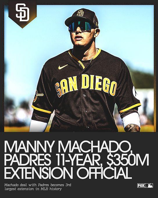 Manny Machado, Padres Finalize $350M, 11-Year Contract