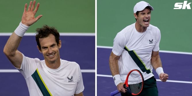 "It's important to feel the tennis ball" - Andy Murray in awe of his own magnificent shot during the Indian Wells 2023 1R win