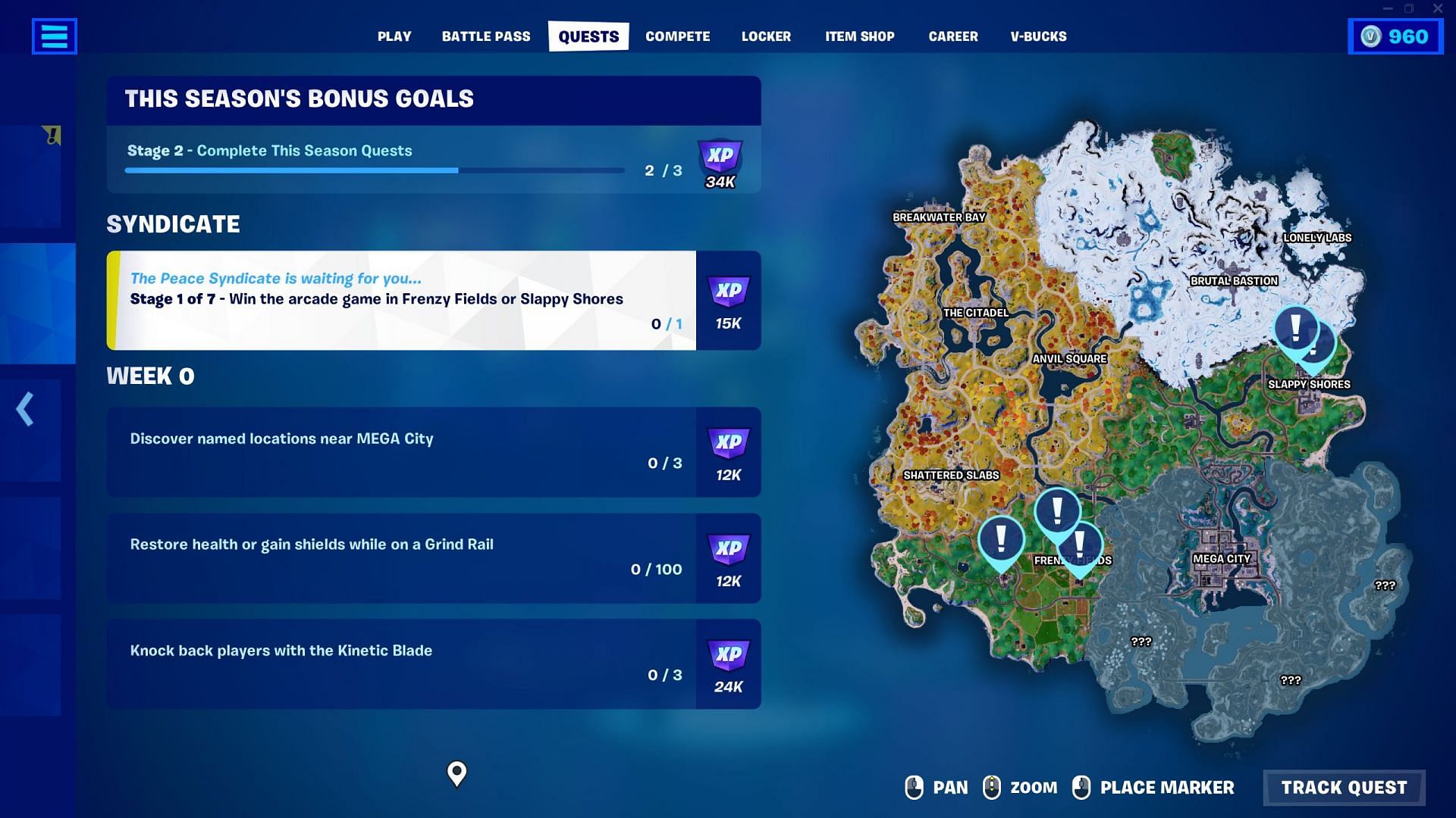 Fortnite Syndicate Quests are great for leveling up the Battle Pass (Image via Epic Games)