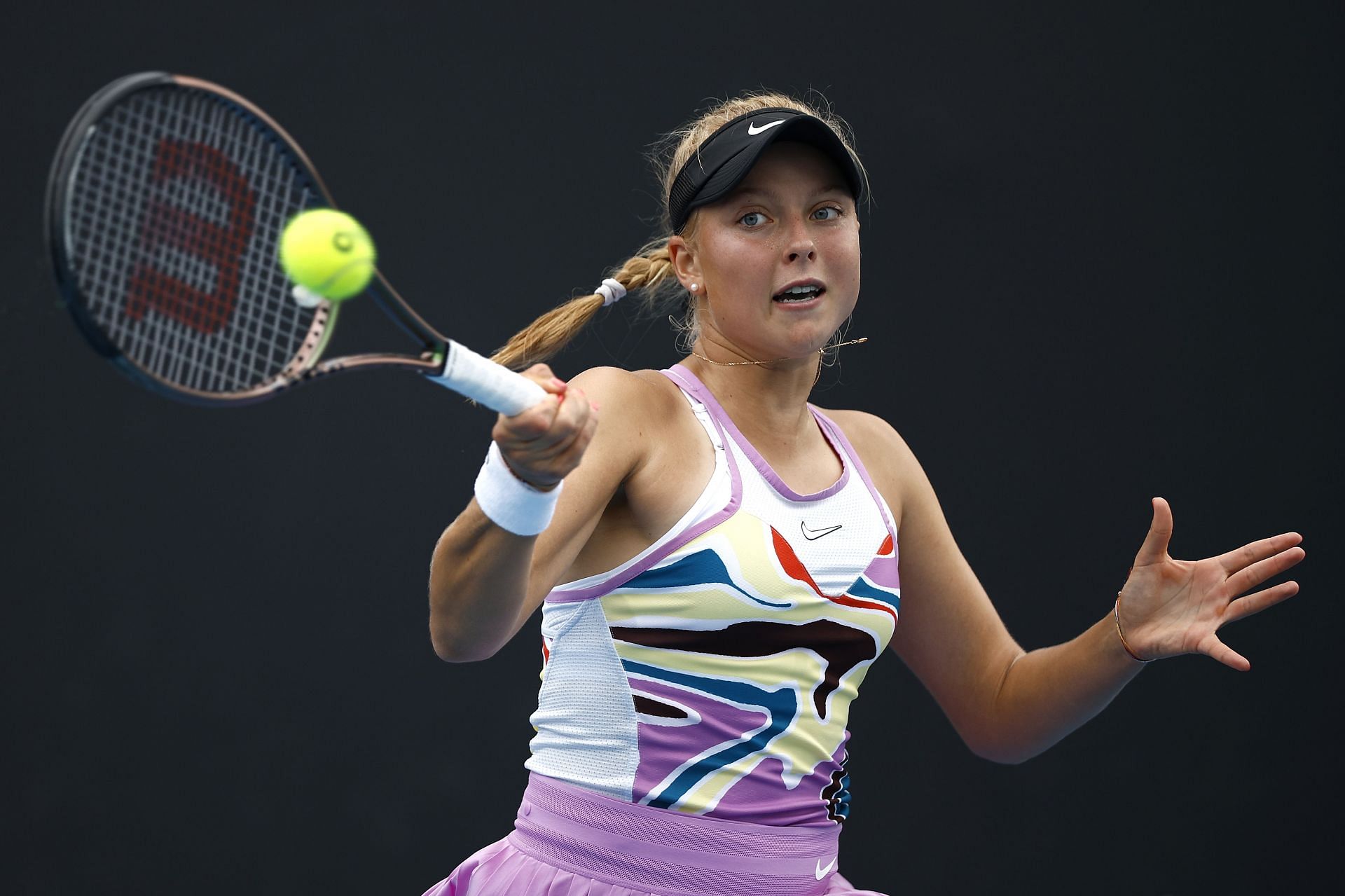 Brenda Fruhvirtova at the 2023 Australian Open