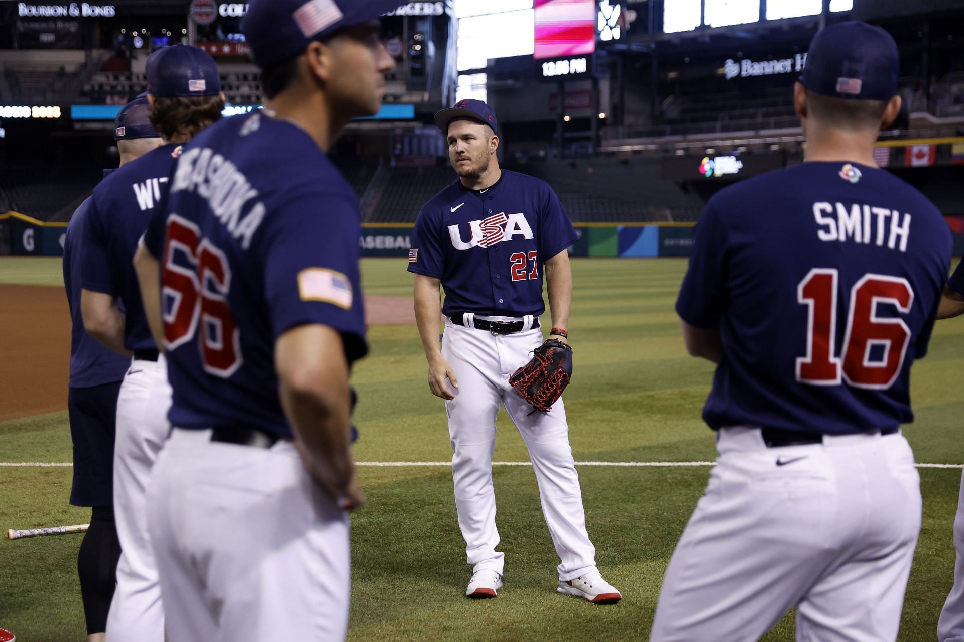 CAPTAIN AMERICA!! Mike Trout has AMAZING World Baseball Classic to