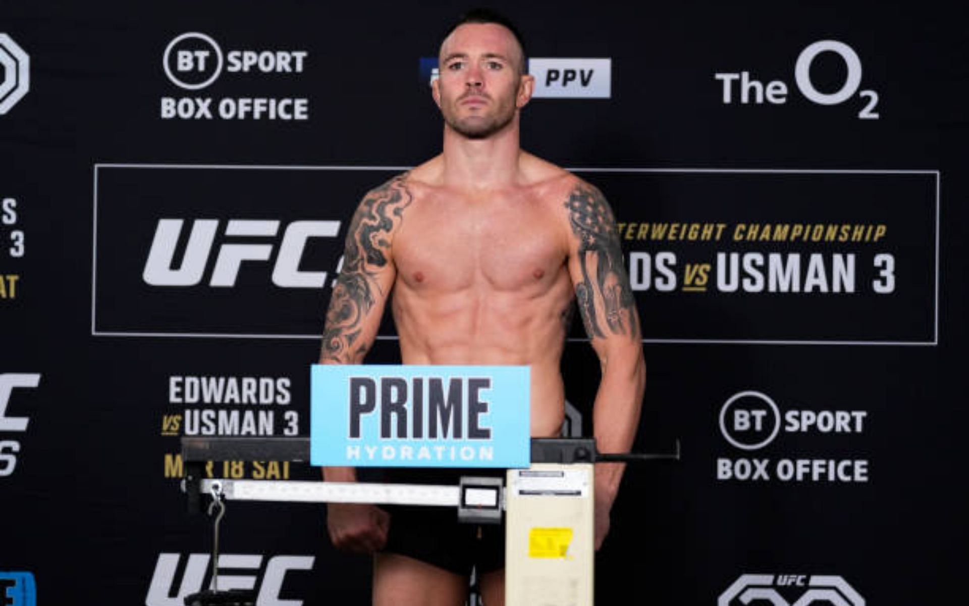 UFC 286 Colby Covington next fight Why did 'Chaos' weigh in at UFC 286?