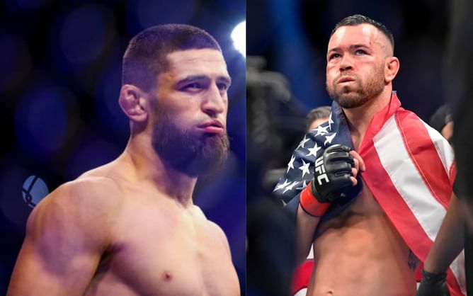 Khamzat Chimaev accuses Colby Covington of "lying" and responds to his "clown" comments