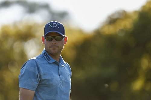 Adam Schenk during the first round of the Valspar Championship