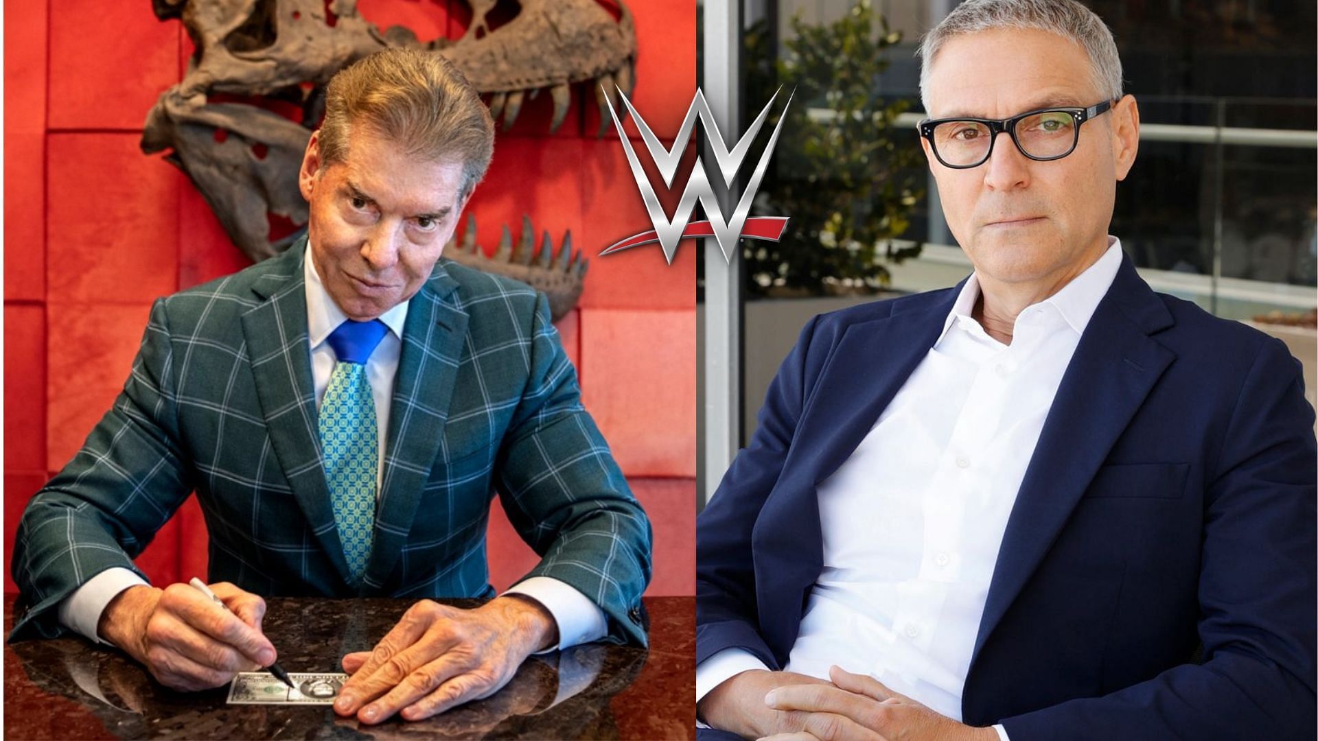 Vince McMahon and Endeavor CEO Ari Emanuel