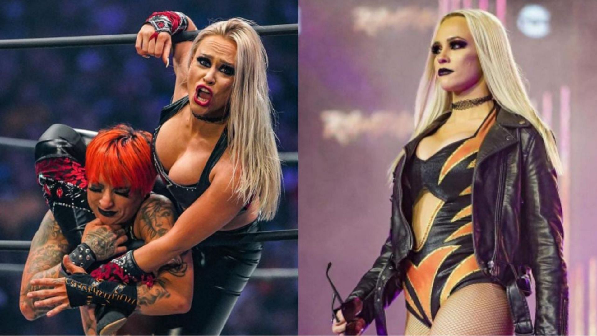 Penelope Ford showed off her new look on AEW Dynamite last night