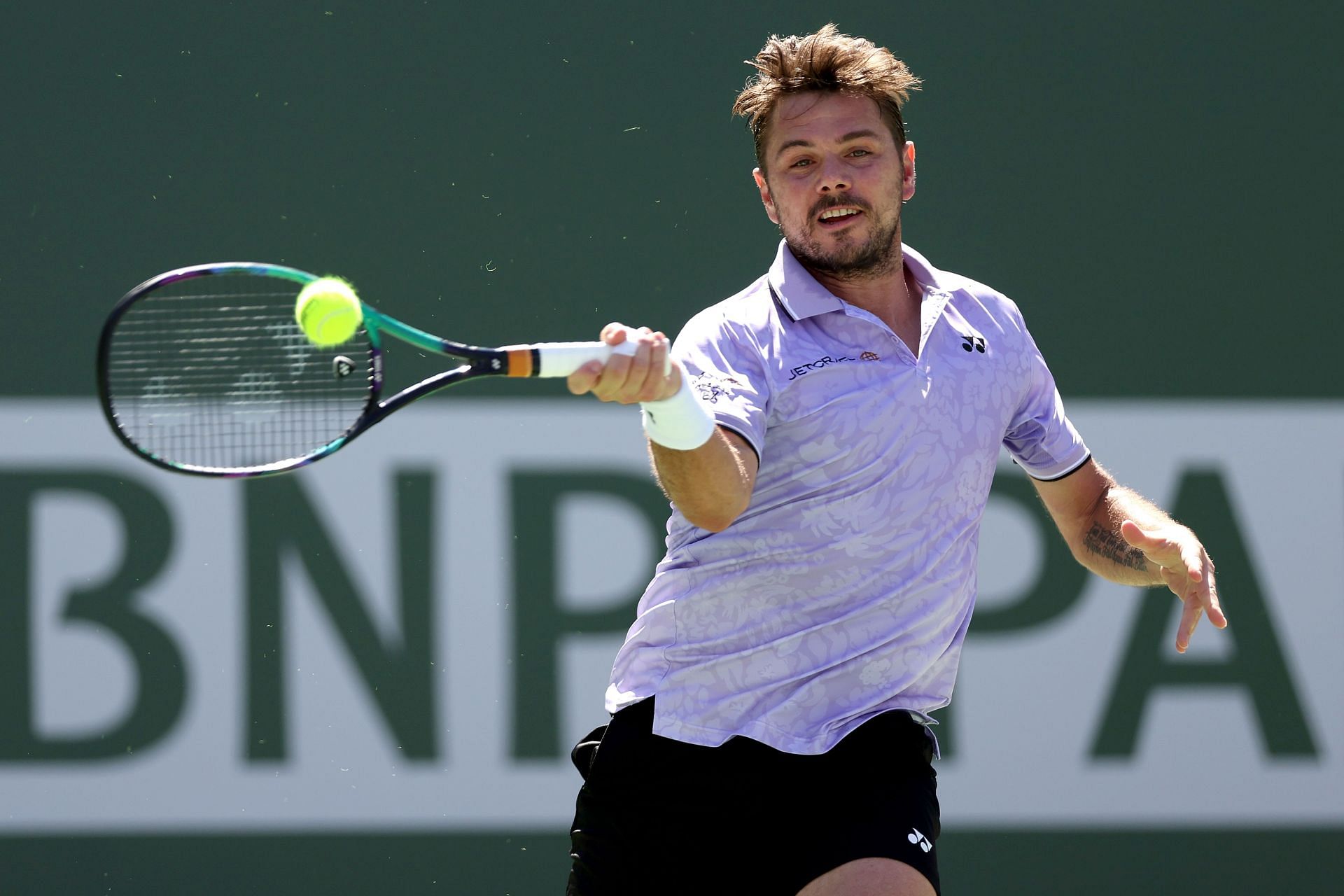 Stan Wawrinka at the BNP Paribas Open