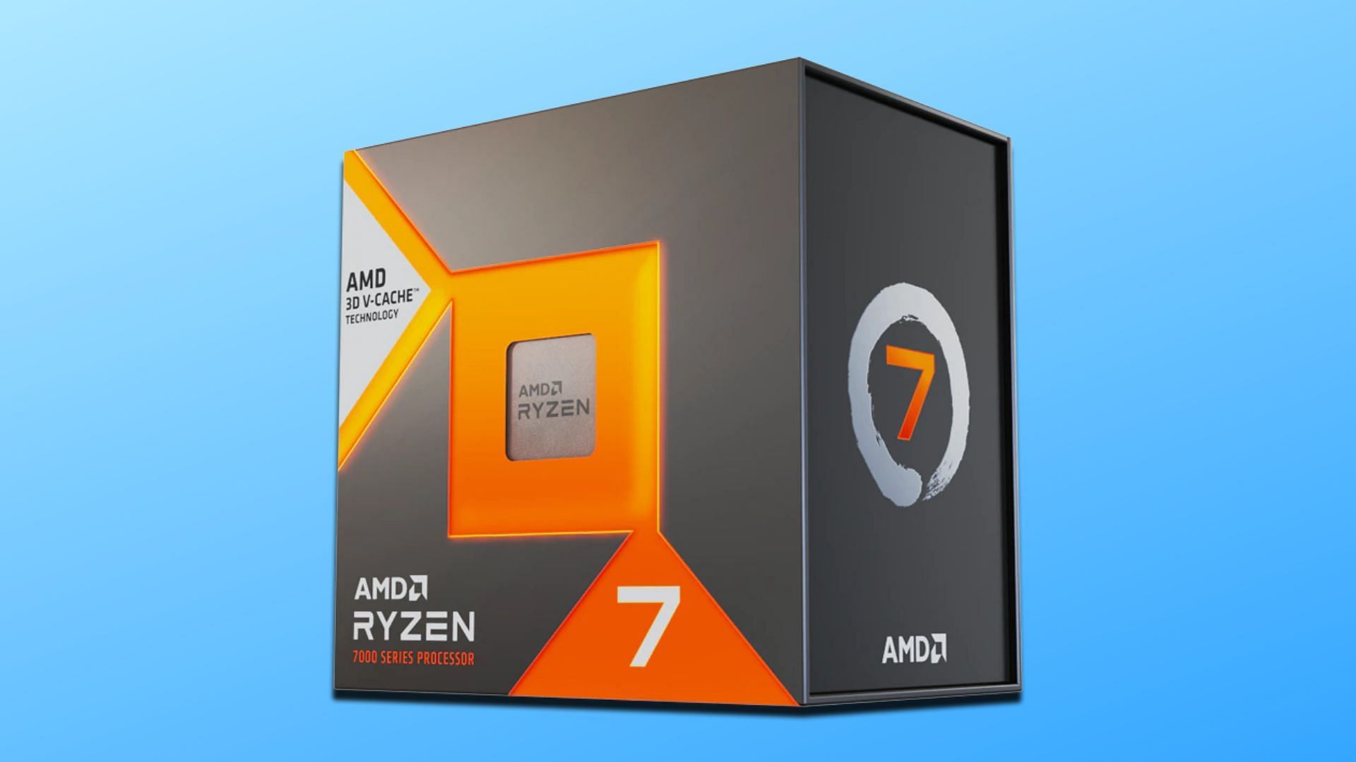 Ryzen 7 7800X3D processor packaging
