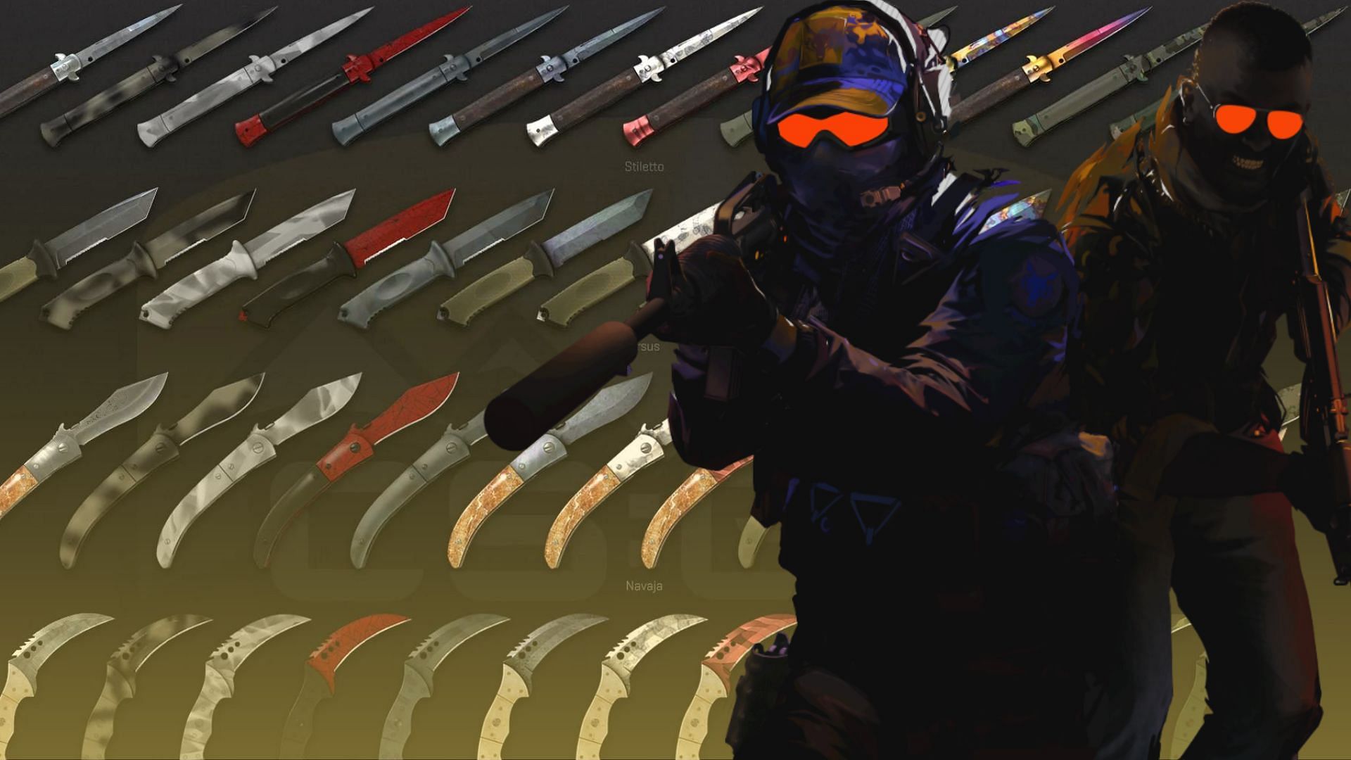 Leaks reveal two new knives for Counter-Strike 2 (Image via Sportskeeda)