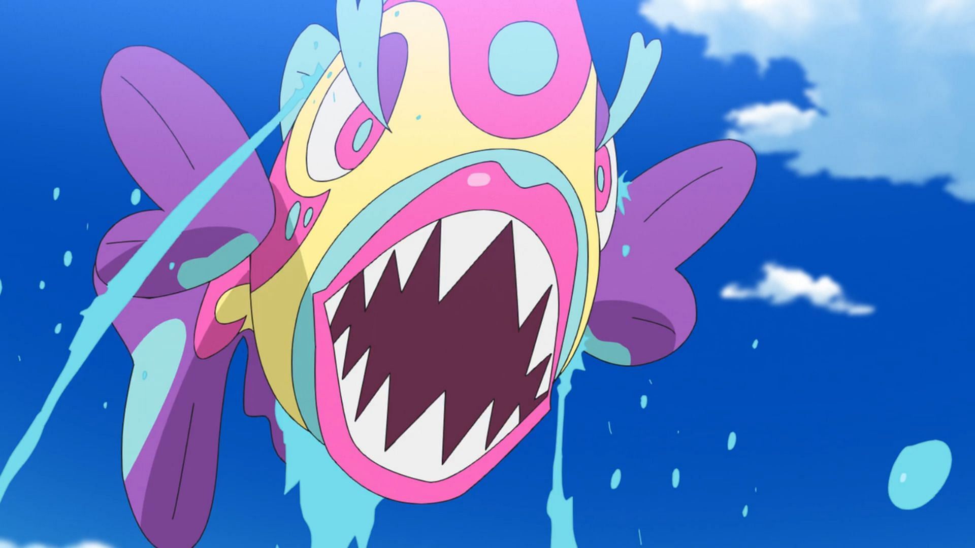 Bruxish as it appears in the anime (Image via The Pokemon Company)
