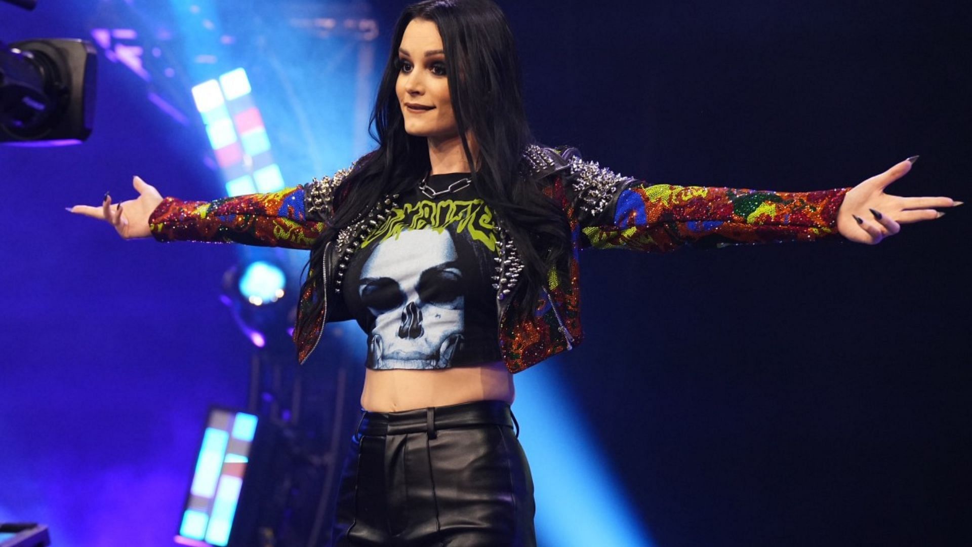 Saraya currently leads the Outcasts faction in AEW