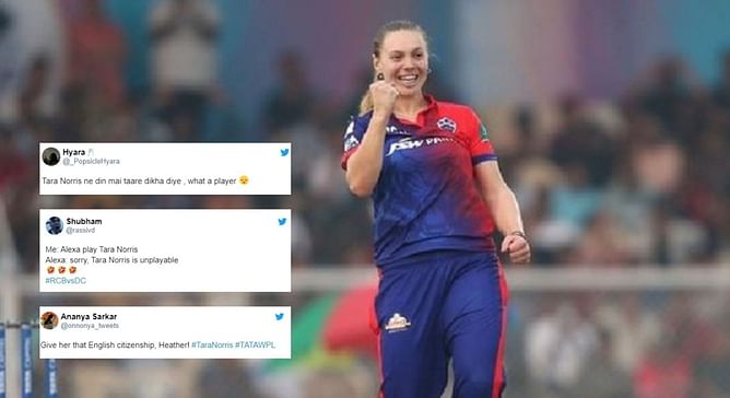 “Give her that English citizenship, Heather!” - Fans erupt as Tara Norris scalps the first fifer of WPL 2023