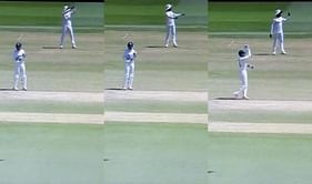 [WATCH] Ravindra Jadeja turns 'umpire' in hilarious fashion during Day 2 of the Ahmedabad Test