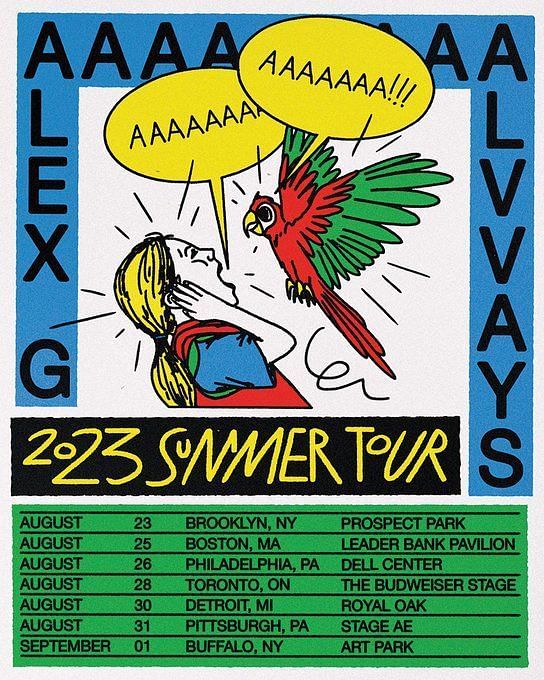 alex g tour los angeles