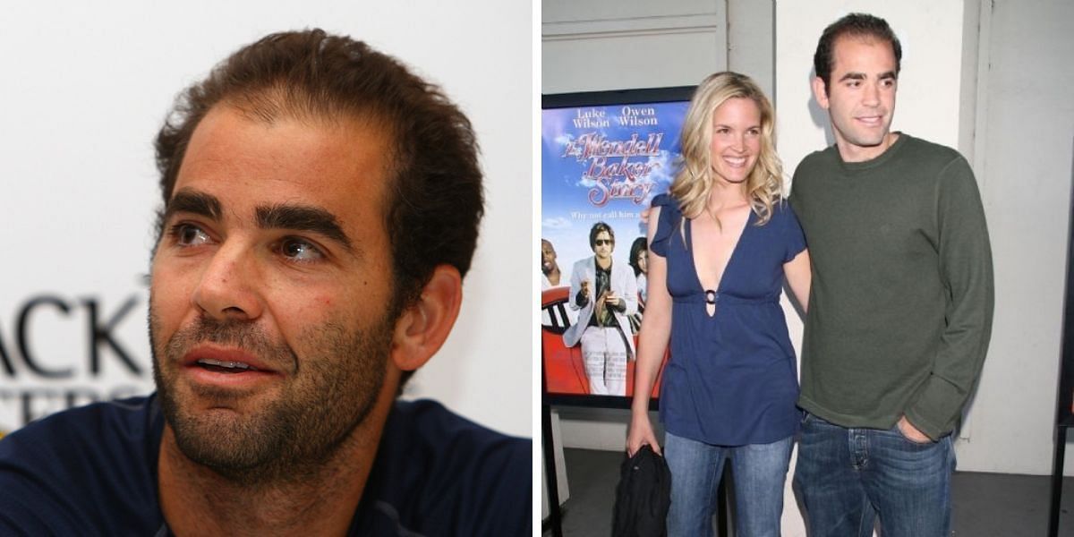 Pete Sampras said that the first meeting between his wife and himself was awkward