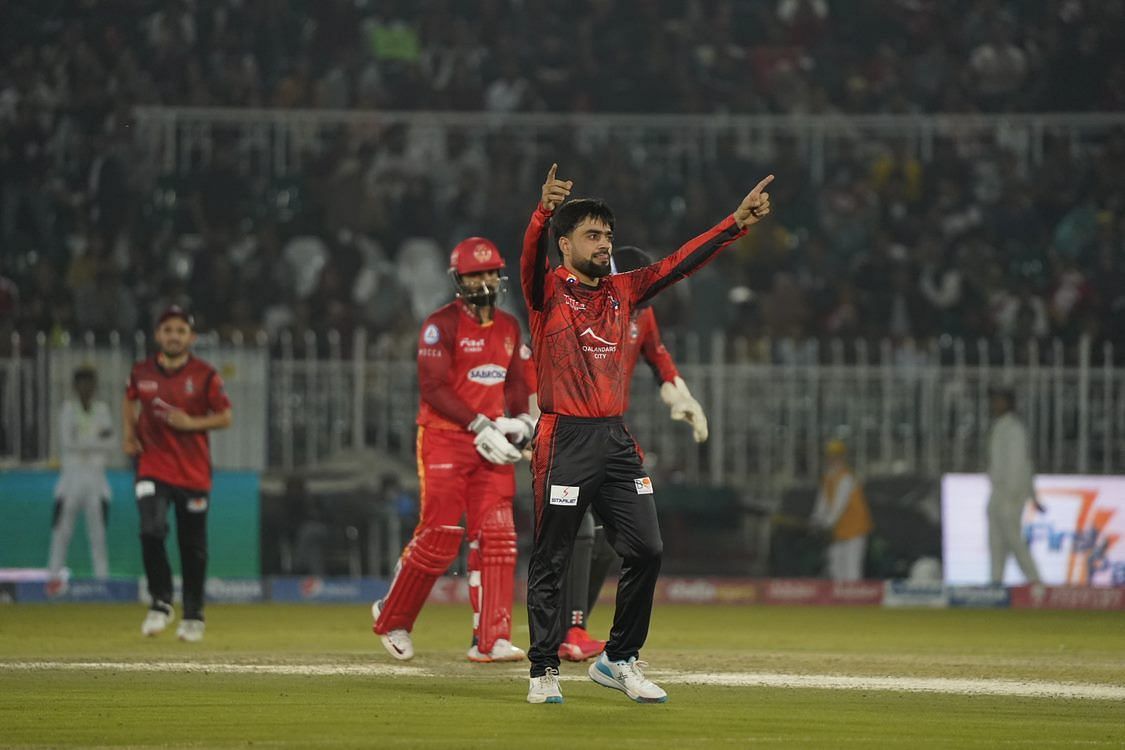 Rashid Khan will be the player to watch out for tonight (Image: Lahore Qalandars/Twitter)