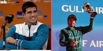 "Crazy what he is doing at his age" - Carlos Alcaraz talks Fernando Alonso's fight for the 2023 F1 championship, the kind of racer he would be, & more