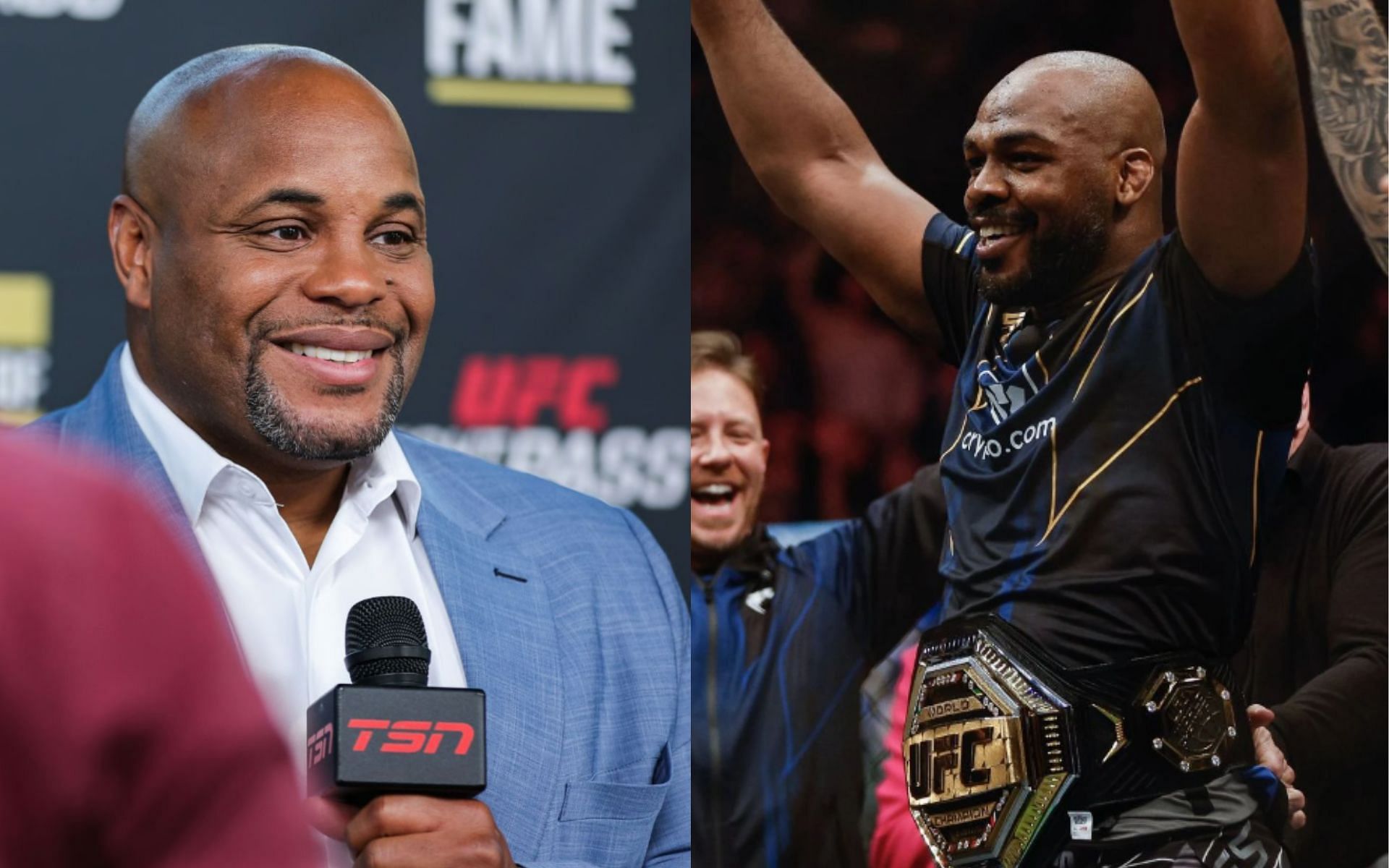 Daniel Cormier (Left) Jon Jones (Right) 