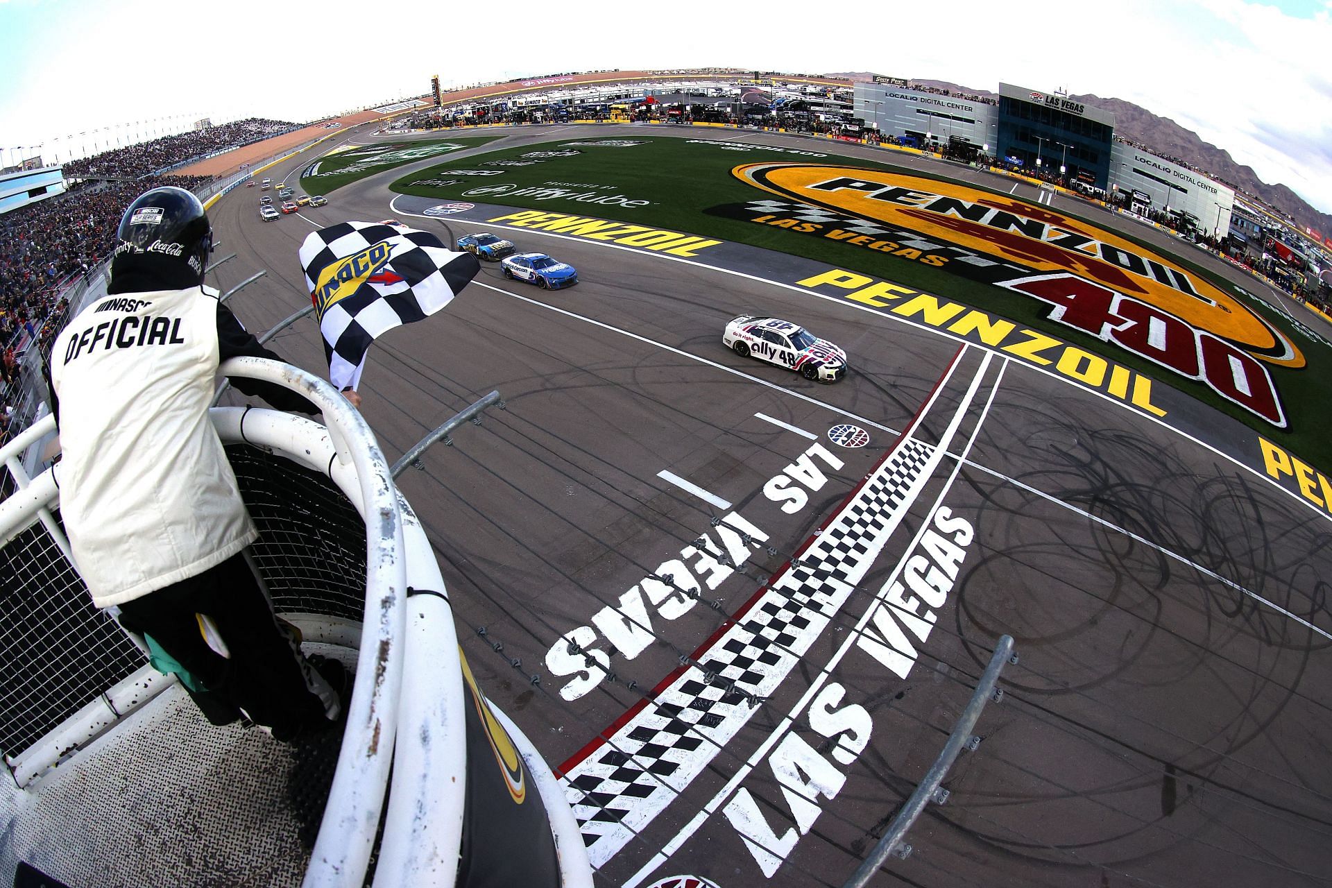 What is the NASCAR purse amount for this weekend's scheduled races in Las  Vegas?
